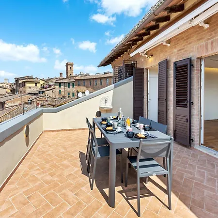 Modern Penthouse With Private Panoramic Terrace Siena