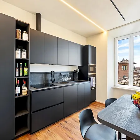Modern Penthouse With Private Panoramic Terrace * 锡耶纳